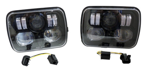RT Off-Road RT28106 LED Headlight Kit for 1987-1995 YJ Wrangler, 1984-2001 XJ Cherokee, 1986-1992 MJ Comanche, & 1979-1991 SJ