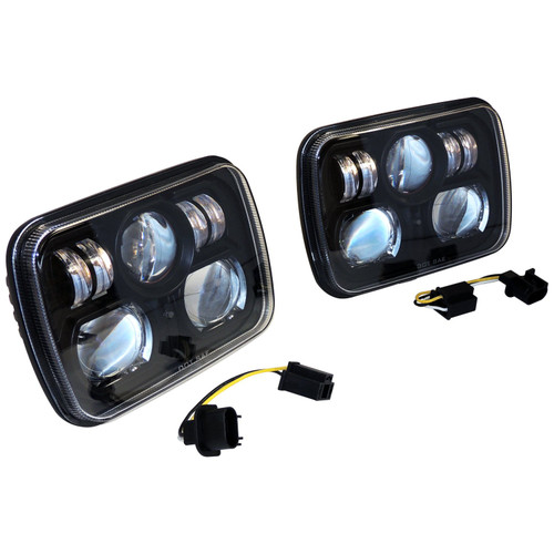 RT Off-Road RT28106 LED Headlight Kit Left & Right - Fits 1987-1995 Jeep SJ, J-Series