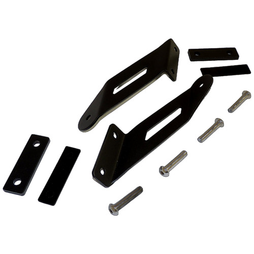 RT Off-Road RT28087 LED Light Bar Hood Bracket Set - Fits 2007-2018 Jeep JK Wrangler