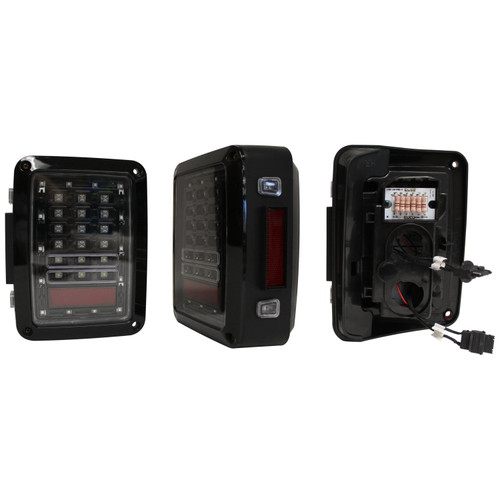 RT Off-Road RT28112 LED Tail Light Set Left & Right - Fits 2007-2018 Jeep JK Wrangler