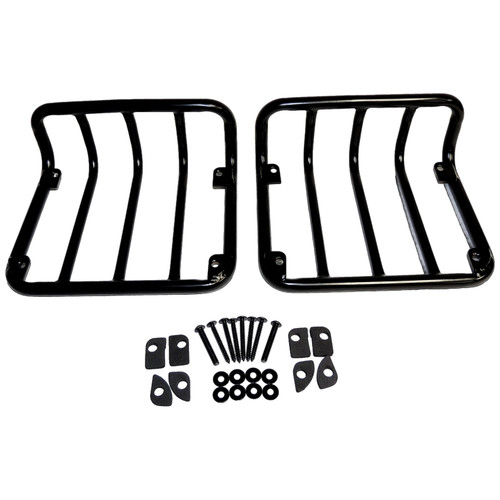 RT Off-Road RT34102 Tail Light Guard Set Left & Right - Fits 2007-2018 Jeep JK Wrangler, Stainless Steel