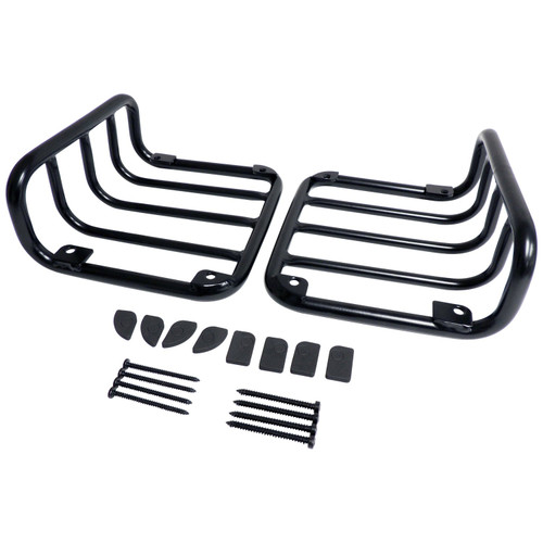 RT Off-Road RT34102 Tail Light Guard Set Left & Right - Fits 2007-2018 Jeep JK Wrangler, Stainless Steel