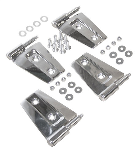 RT Off-Road RT34071 Stainless Steel Door Hinge Kit For 2007-2018 JK Wrangler w/ 2-Doors, Includes 4 Hinges