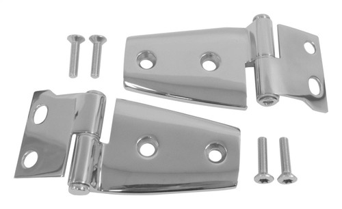 RT Off-Road RT34100 Stainless Steel Hood Hinge Set for 2007-2018 Jeep JK Wrangler, Incl. 2 Hinges and Mounting Screws