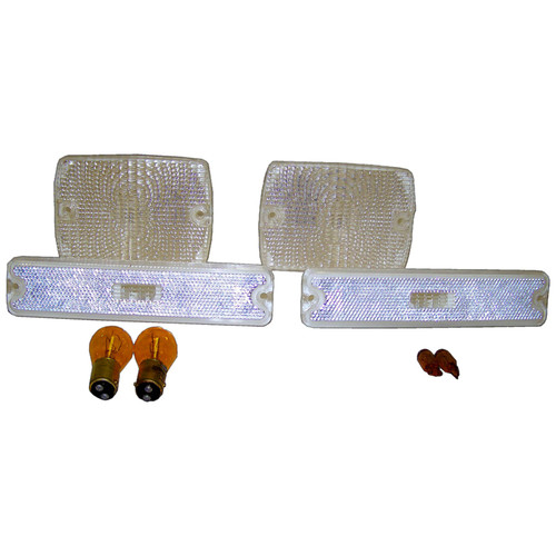 RT Off-Road RT28010 Parking & Side Marker Light Kit Front Left & Right - Fits 1987-1993 Jeep YJ Wrangler
