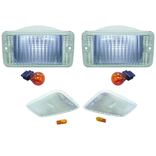 RT Off-Road RT28015 Parking & Side Marker Light Kit Front - Fits 1997-2006 Jeep TJ Wrangler