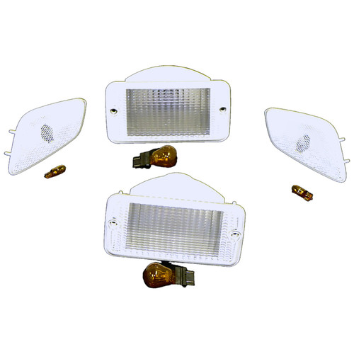 RT Off-Road RT28015 Parking & Side Marker Light Kit Front - Fits 1997-2006 Jeep TJ Wrangler