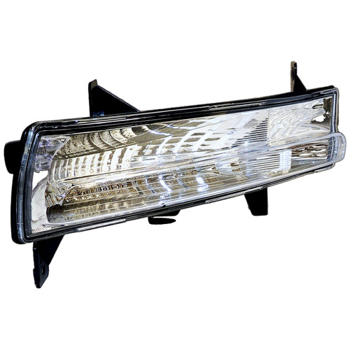Crown Automotive 55112720AB Right Front Park & Turn Light for 2017-2021 Jeep MP Compass - Black, Clear Plastic, Sold Individually