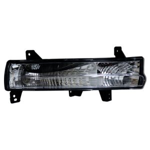 Crown Automotive 55112720AB Right Front Park & Turn Light for 2017-2021 Jeep MP Compass - Black, Clear Plastic, Sold Individually