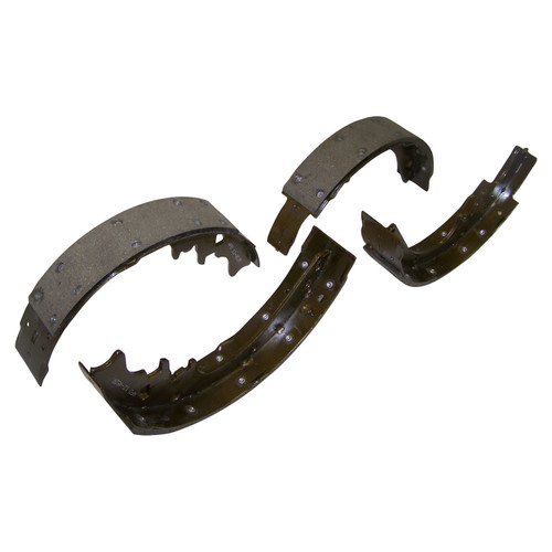 Crown Automotive J8127782 Brake Shoe Set for Jeep 1977-1991 SJ, J-10 w/ 11" Rear Brakes - Metal