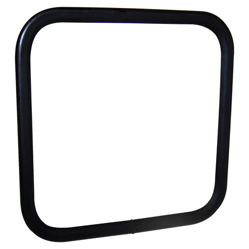Crown Automotive J5462736 Black Sideview Mirror Head for 55-86 Jeep CJ-5, CJ-6, CJ-7, CJ-8, L or R - Black Glass, Rubber, Steel