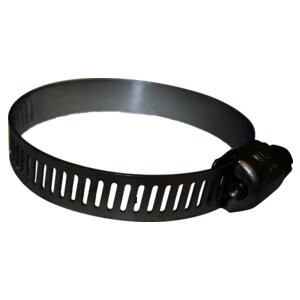 Crown Automotive J3203077 Hose Clamp for Universal Applications, Worm Gear Style, 3/4" - 1-3/4" - Silver Steel, Sold Individually