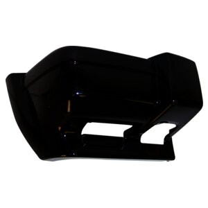 Crown Automotive 5DY00DX8AB Front Right Bumper End Cap for 1997-2001 Jeep XJ Cherokee, Gloss Black Finish - Black Plastic
