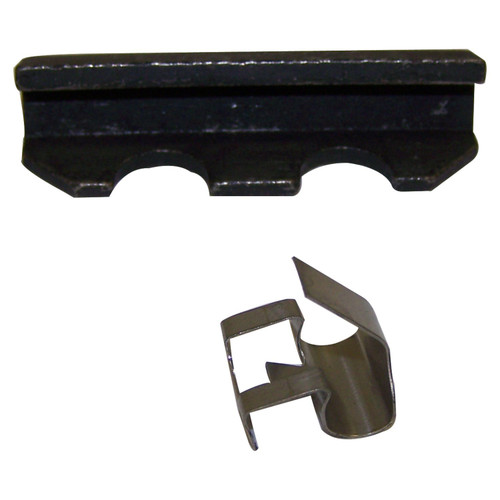 Crown Automotive 83503571 Front Caliper Support and Key Kit for 1978-1981 Jeep CJ-5, CJ-7, CJ-8, Left or Right - Steel