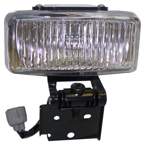 Crown Automotive 55155313 Left Fog Lamp for 1997-1998 Jeep ZJ Grand Cherokee - Black, Clear Glass, Metal, Sold Individually