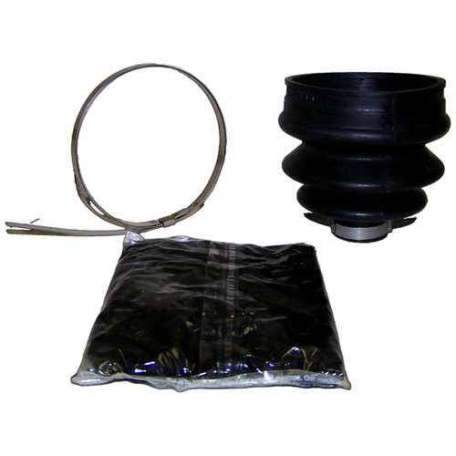 Crown Automotive 83500698 Front CV Shaft Boot Kit for 1984-1987 XJ Cherokee, MJ Comanche, Left or Right, Includes Boot, Clamps, and Grease