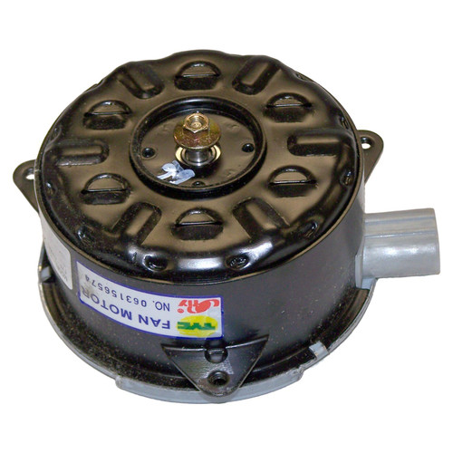 Crown Automotive 5127521AA Cooling Fan Motor for 04-05 Dodge Neon w/ 2.0L Engine w/ Automatic Transmission - Black Metal, Plastic