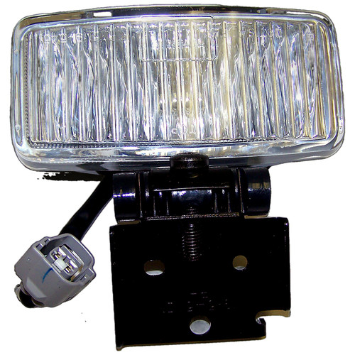Crown Automotive 55155312 Right Fog Lamp for 1997-1998 Jeep ZJ Grand Cherokee, Black Metal Mount - Black, Clear Glass, Metal