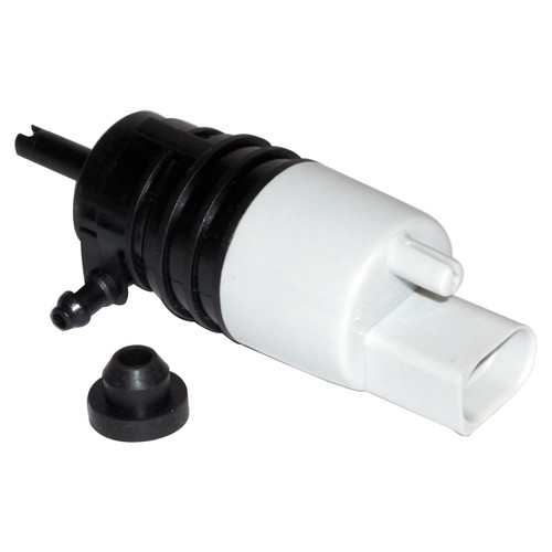 Crown Automotive 5152076AC Front Windshield Washer Pump for 2007-2018 JK Wrangler w/o Rear Wiper System - Black, White Plastic