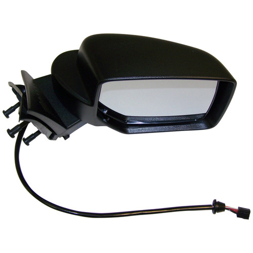 Crown Automotive 57010078AC Door Mirror Front Right - Fits 2008-2010 Jeep KK Liberty; Black
