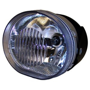 Crown Automotive 5083896AC Right Front Fog Lamp for 2002-2004 Jeep KJ Liberty - Black, Gray Plastic, Sold Individually