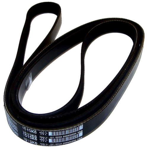 Crown Automotive 4891721AB Accessory Drive Belt for 2008-2017 Jeep MK Compass, Patriot w/ 2.0L Gasoline, 2.4L Engines w/ Air Conditioning