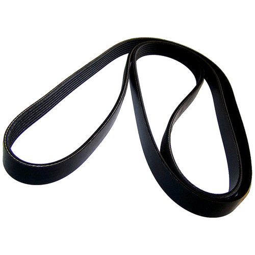 Crown Automotive 53013298AA Accessory Drive Belt for Select Jeep 1997 TJ Wrangler RHD w/ 2.5L, 4.0L w/ Power Steering, 2008-2010 WK Gr.
