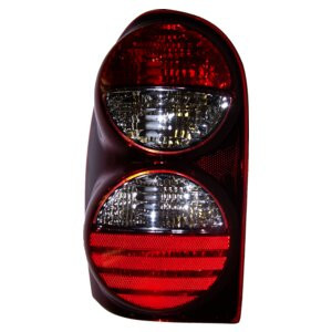 Crown Automotive 55157061AF Left Tail Lamp for 2005-2007 KJ Liberty - Clear, Red Plastic, Sold Individually