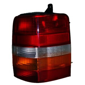 Crown Automotive 56005110 Right Tail Lamp for Jeep 1993-1998 ZJ Grand Cherokee, Red, White, Amber - Amber, Red, White Plastic