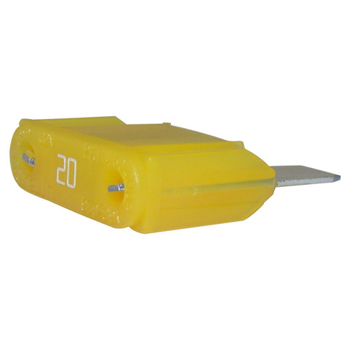 Crown Automotive 6101679 20 Amp Maxi Fuse - Silver, Yellow Metal, Plastic, Sold Individually