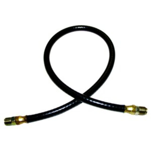 Crown Automotive A1197 Oil Filter Inlet Hose for 1941-1945 Jeep MB w/ 4-134 L-Head Engine, 21.5" Long - Black Metal, Rubber