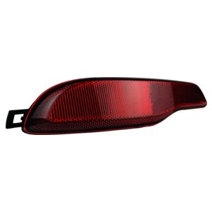 Crown Automotive 68105145AC Left Rear Fascia Reflector for 2014-2018 Jeep KL Cherokee - Red Plastic, Sold Individually
