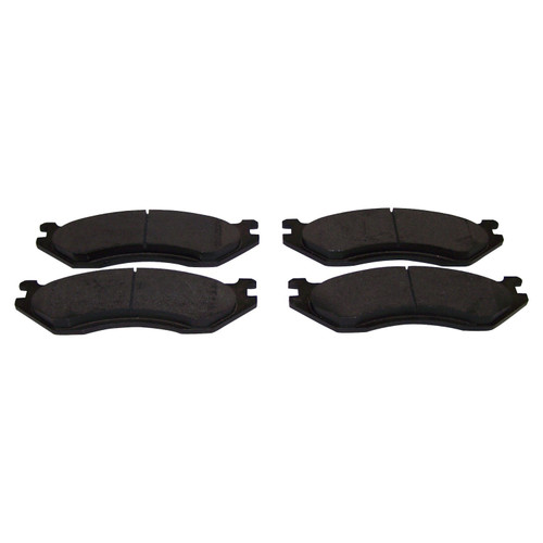 Crown Automotive 5080556AE Front Brake Pad Set for 2004 Dodge Durango and 02-12/14/2003 Dodge Ram 1500 - Gray Semi-Metallic