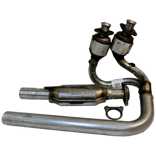 Crown Automotive 52059681AD Front Exhaust Pipe for 2004-2006 Jeep TJ Wrangler w/ 4.0L Engine, Includes 3 Catalytic Converters