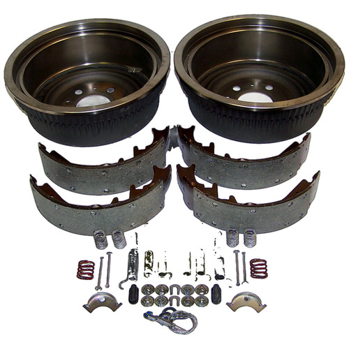 Crown Automotive 52001915K Rear Drum Service Brake Kit for Jeep 1986-1993 XJ Cherokee, 1986-1992 MJ Comanche, 1987-1995 YJ Wrangler, w