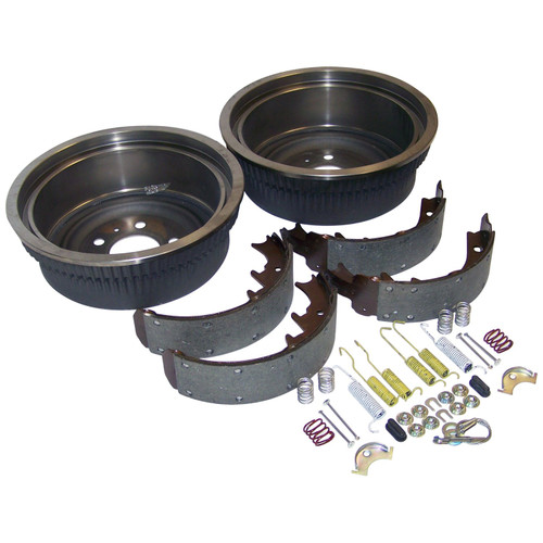 Crown Automotive 52001915K Drum Brake Shoe and Drum Kit Rear Left & Right - Fits 1986-1993 Jeep XJ Cherokee