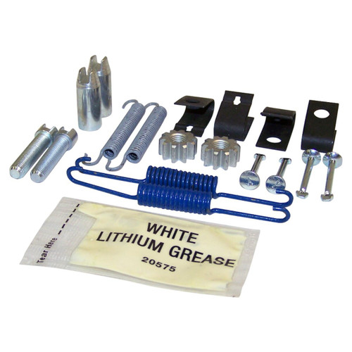 Crown Automotive 5011988HK Parking Brake Hardware Kit for 1999-2004 Jeep WJ, WG Grand Cherokee, Includes Springs, Pins, and Adjusters