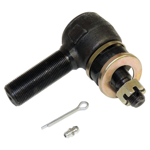 Crown Automotive J8124817 Drag Link Tie Rod End for 1974-1991 Jeep SJ, J-Series, 3.75" Long - Black Rubber, Steel, Sold Individually
