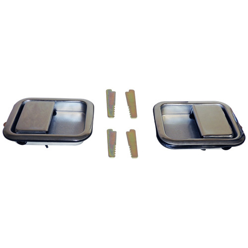 Crown Automotive 5758172K Exterior Door Handle Set Front Left & Right Outer - Fits 1997-2006 Jeep TJ Wrangler