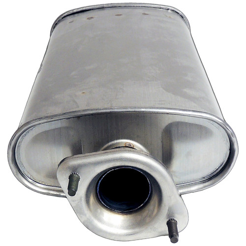 Crown Automotive E0021456 Muffler w/ Flange for 2000-2006 TJ Wrangler w/o Unlimited Pkg. w/ 4.0L and 2003-2006 TJ Wrangler w/ 2.4L Engine