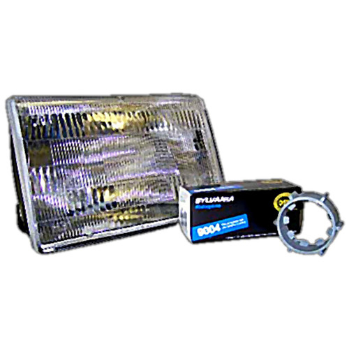 Crown Automotive 55155127 Left Headlight Assembly for 1993-1998 Jeep ZJ Grand Cherokee, Includes Bulb and Bulb Retainer, Sold Individually