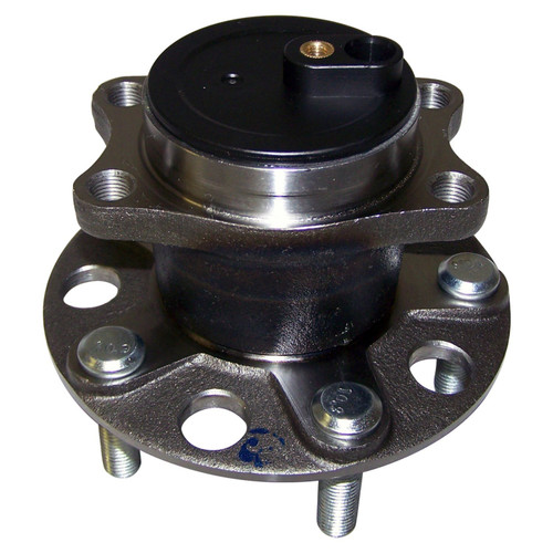 Crown Automotive 4766719AA Rear Bearing and Hub Assembly for Select 2008 Jeep MK Compass & Patriot w/ Rear Drum Brakes and w/ Front Wheel