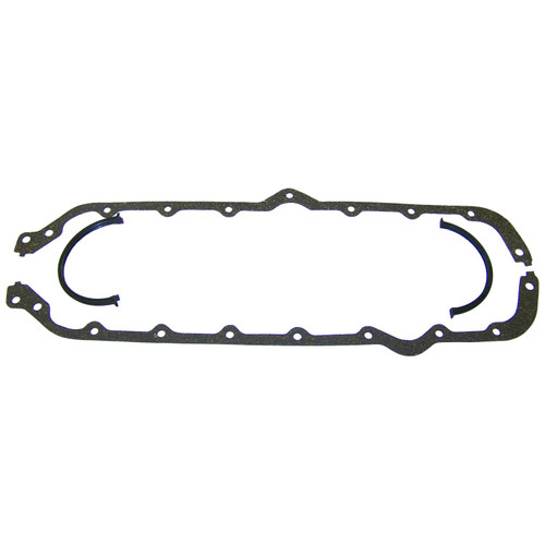 Crown Automotive J3206690 Engine Oil Pan Gasket Set Front & Rear Left & Right - Fits 1971-1981 Jeep CJ-5