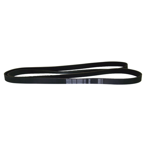 Crown Automotive 53008722 Accessory Drive Belt for Various Jeep XJ Cherokee, MJ Comanche Models w/ RHD, w/ 2.5L Engine, 86.5" Long, 6 Ribs
