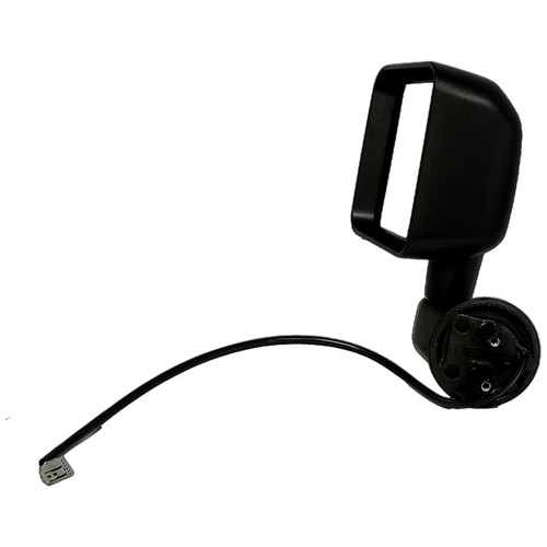 Crown Automotive 68229611AA Left Power, Heated, Manual Folding Mirror for Select 2014 JK Wrangler LHD and JK Wrangler, Black Textured Finish
