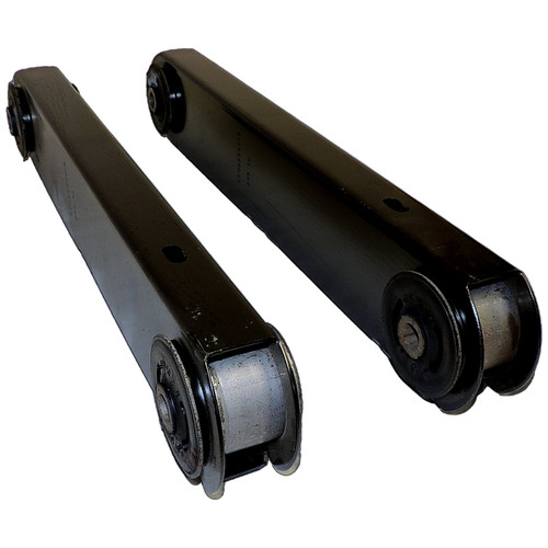 Crown Automotive 52128866K Rear Lower Control Arm Set for 2002-2007 Jeep KJ Liberty - Black Rubber, Steel