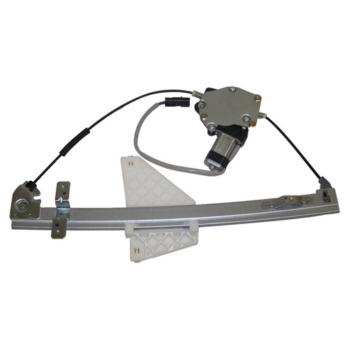 Crown Automotive 55363285AC Left Rear Window Regulator for Jeep 2001-2004 WJ, WG Grand Cherokee, Motor Included, Sold Individually