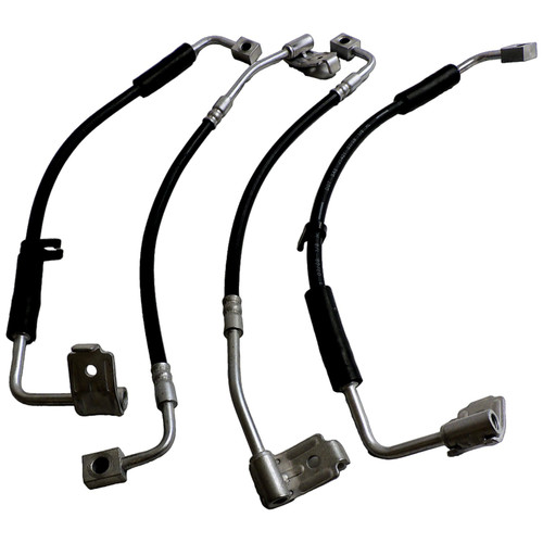 Crown Automotive BHK1 Brake Hydraulic Hose Kit Front & Rear Left & Right - Fits 2007-2010 Jeep JK Wrangler