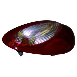 Crown Automotive 5116223AB Left Tail Light for 2006-2009 Chrysler PT Cruiser - Clear, Red Plastic, Sold Individually