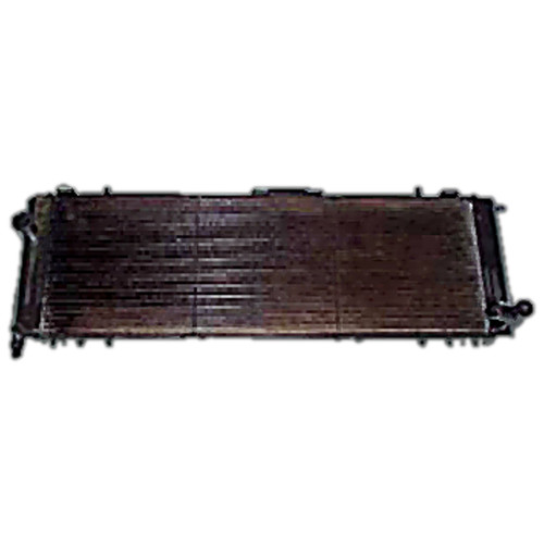 Crown Automotive 52029100 Radiator for 1995-2001 Jeep XJ Cherokee w/ 2.5L Diesel Engine - Black Aluminum, Plastic, Sold Individually
